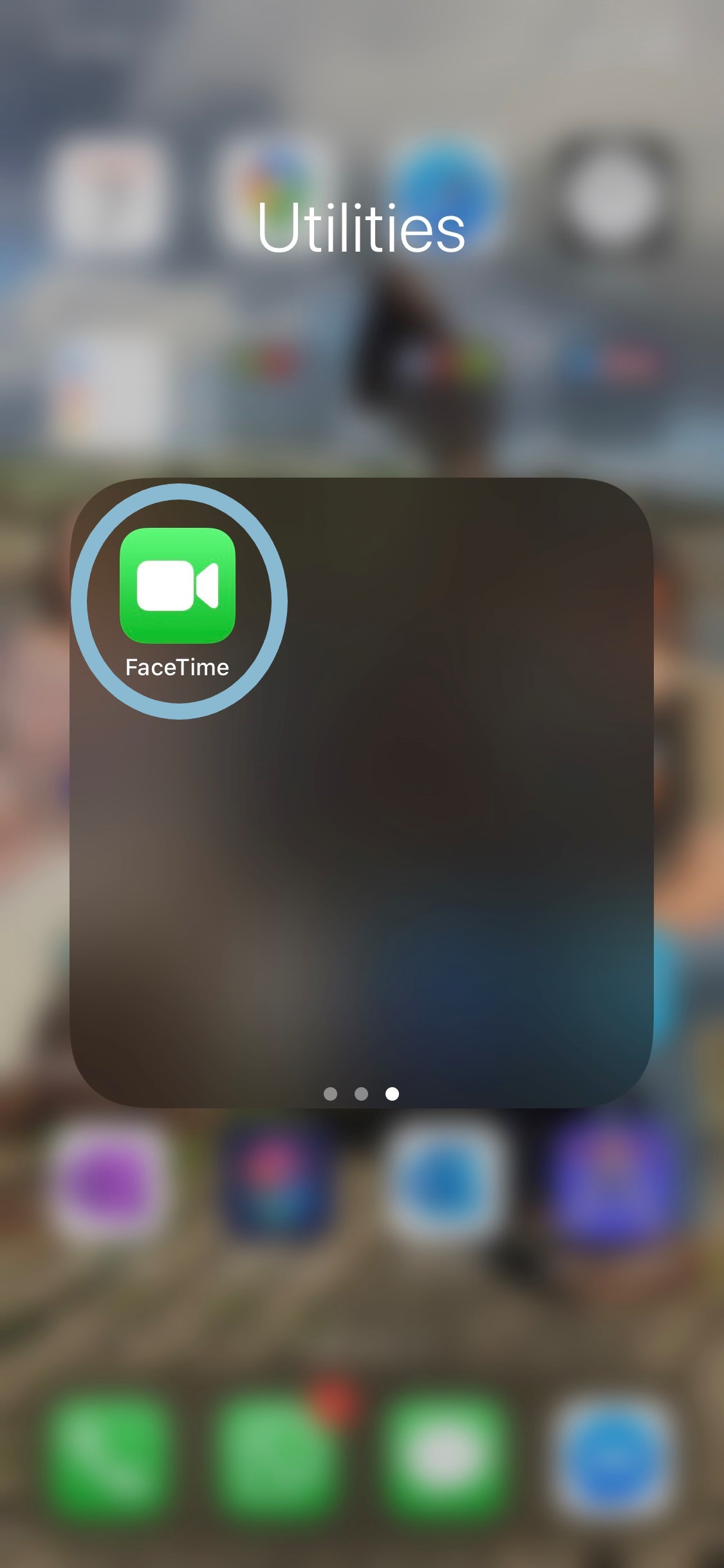 Facetime Screenshot