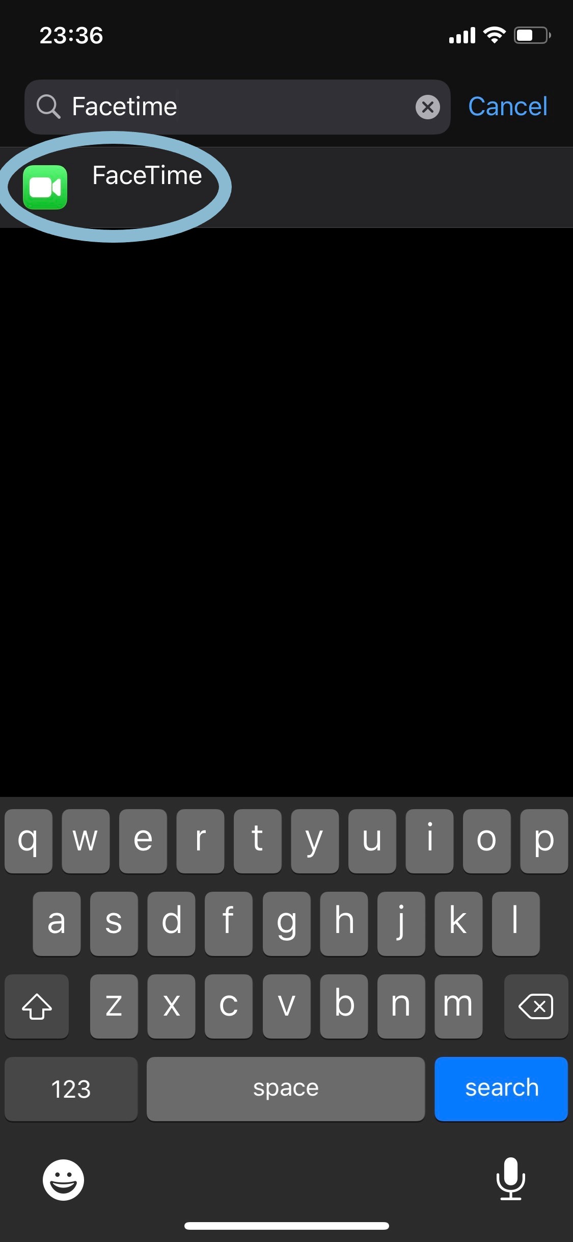 Facetime Screenshot