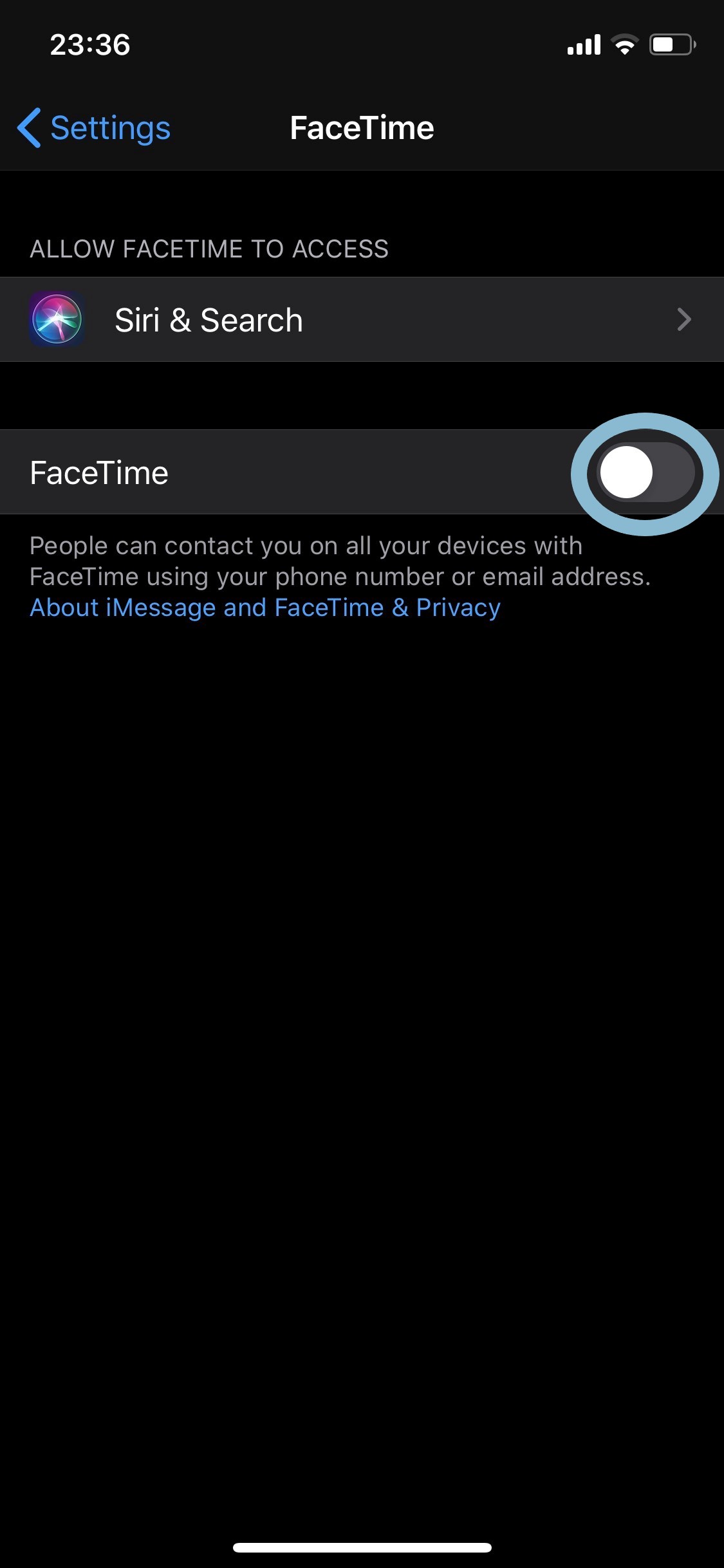 Facetime Screenshot